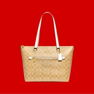 Coach Gallery Tote In Signature Canvas